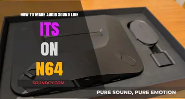 Recreate N64 Audio: Techniques to Emulate Classic Console Sound