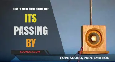 Mastering the Doppler Effect: Techniques to Simulate Passing Audio