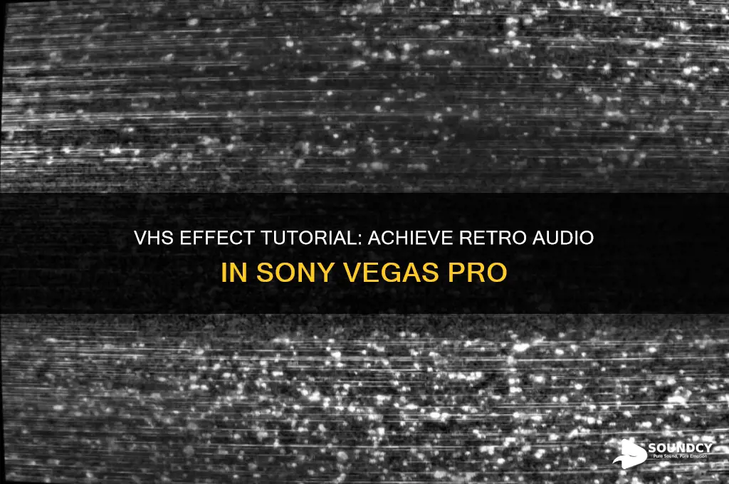 how to make audio sound like vhs sony vegas