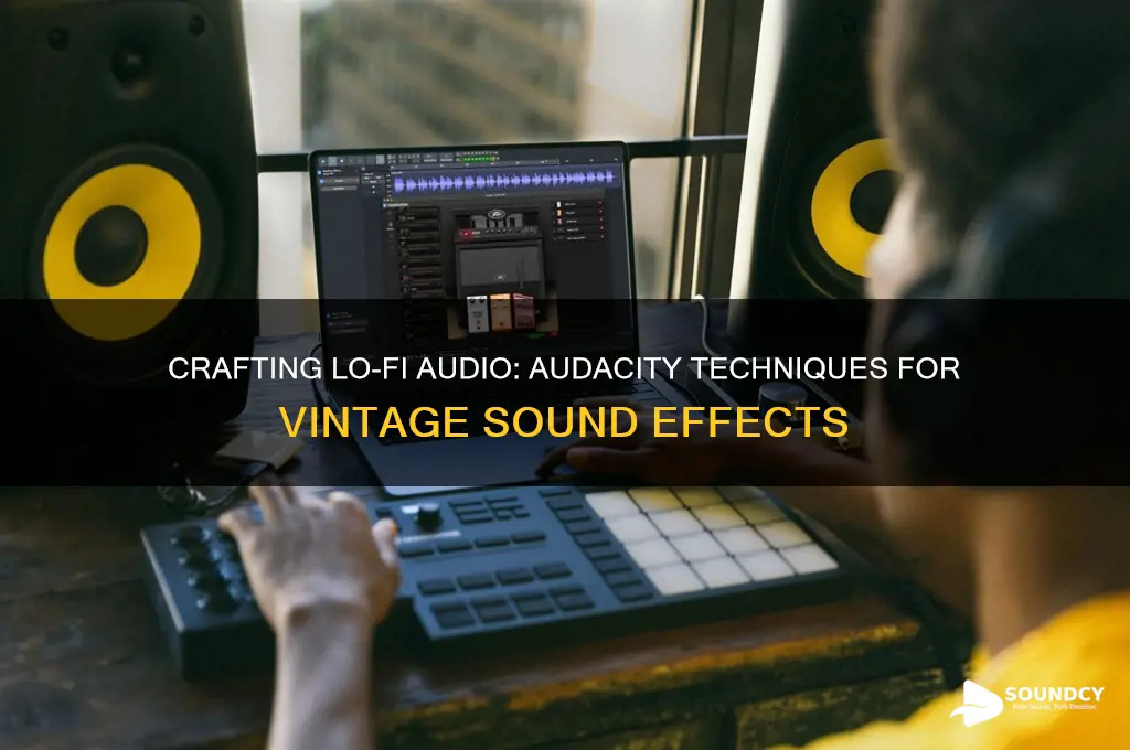 how to make audio sound lo fi in audacity
