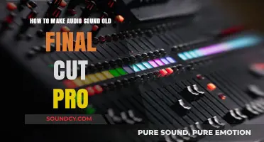 Aging Audio in Final Cut Pro: Vintage Sound Effects Tutorial
