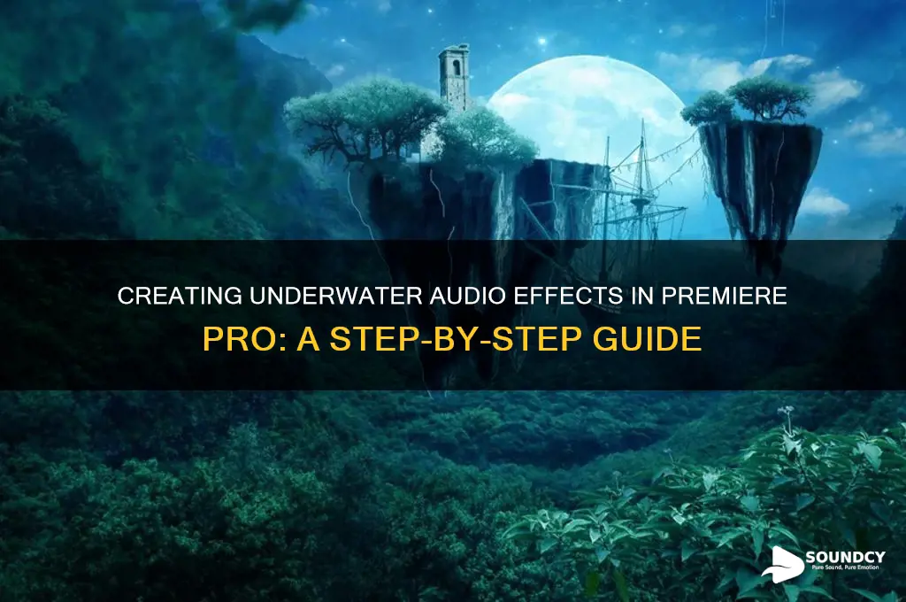 how to make auido sound under water in premiere
