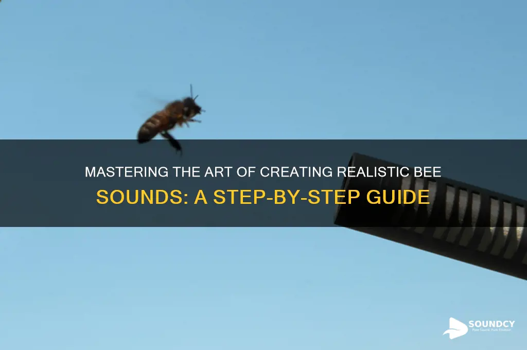 how to make bee sounds