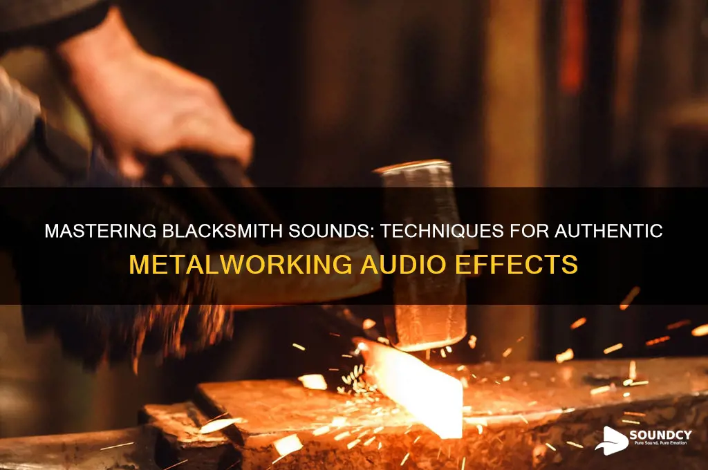 how to make blacksmith sounds