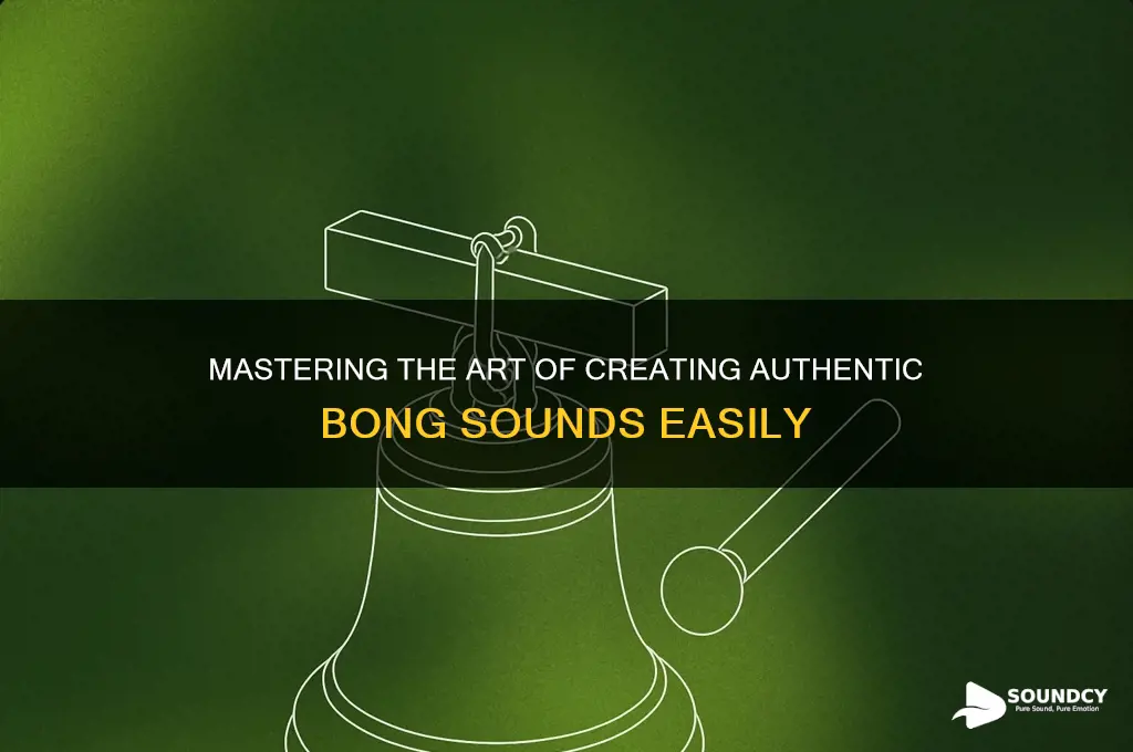how to make bong sound