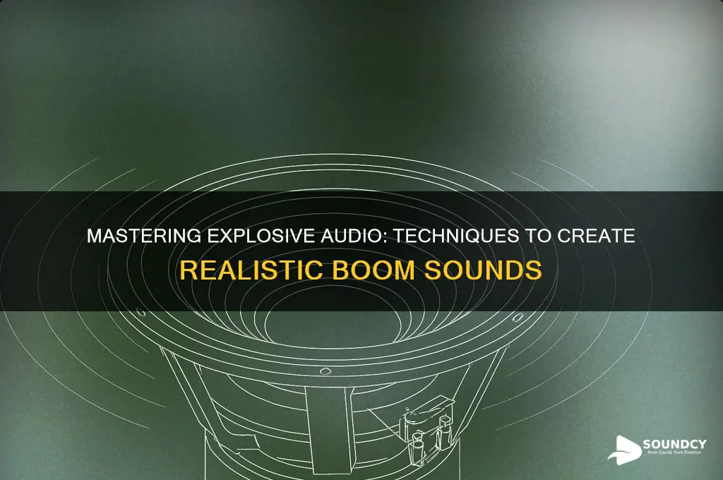 how to make boom sound