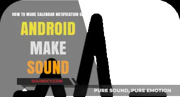 Set Up Sound Alerts for Android Calendar Notifications Easily