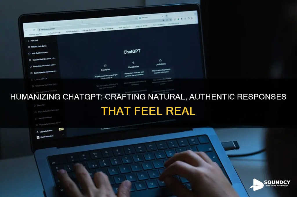 how to make chat gpt not sound like ai