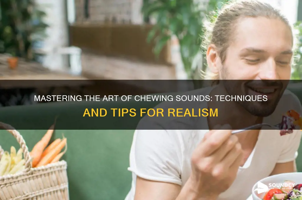 how to make chewing sounds
