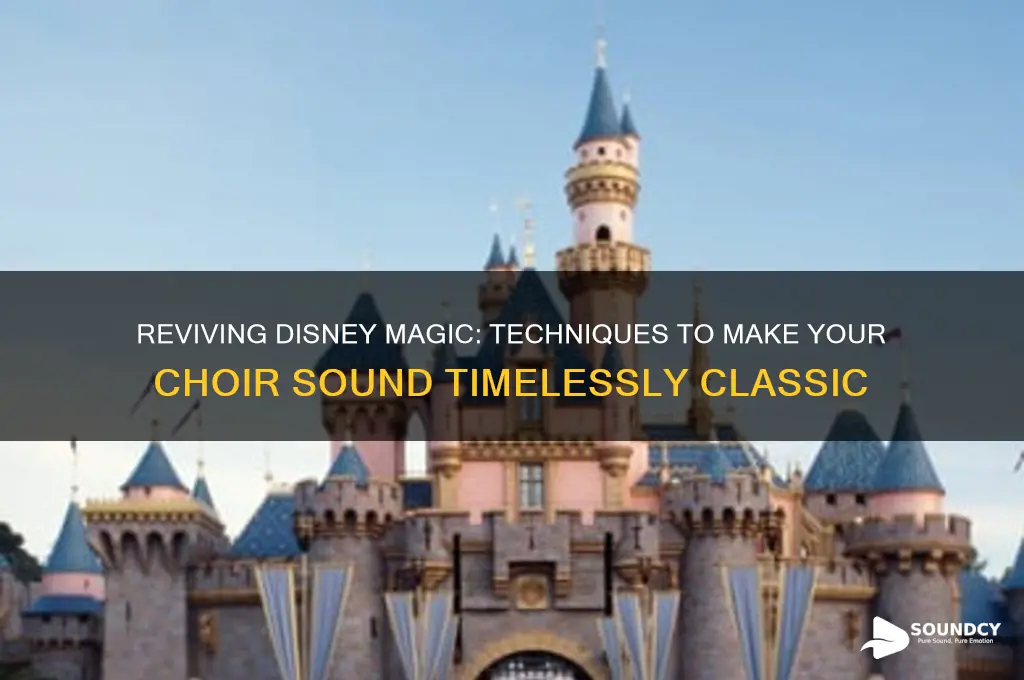 how to make choir sound like old disney choir
