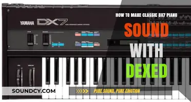 Mastering the Classic DX7 Piano Sound Using Dexed: A Step-by-Step Guide