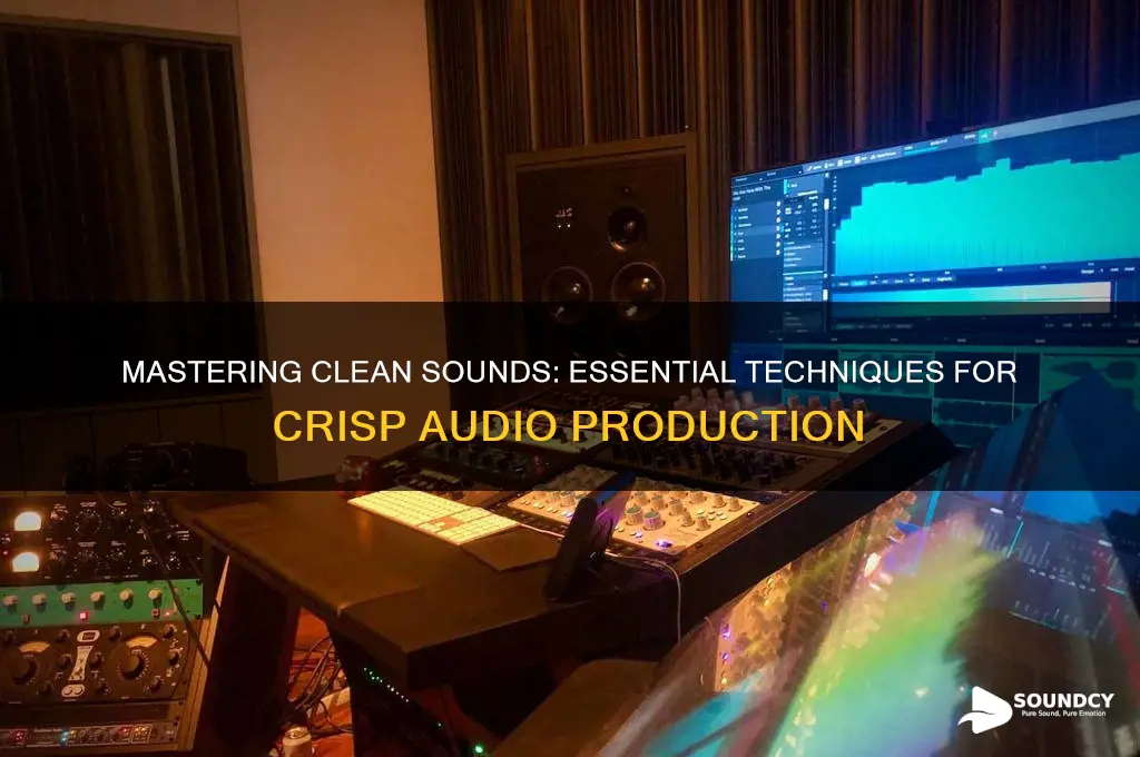 how to make clean sounds