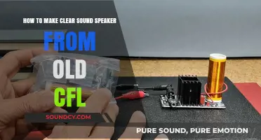 DIY Clear Sound Speaker: Repurpose Old CFL Bulbs Easily