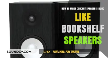 Transform Concert Speakers to Bookshelf Clarity: A Step-by-Step Guide