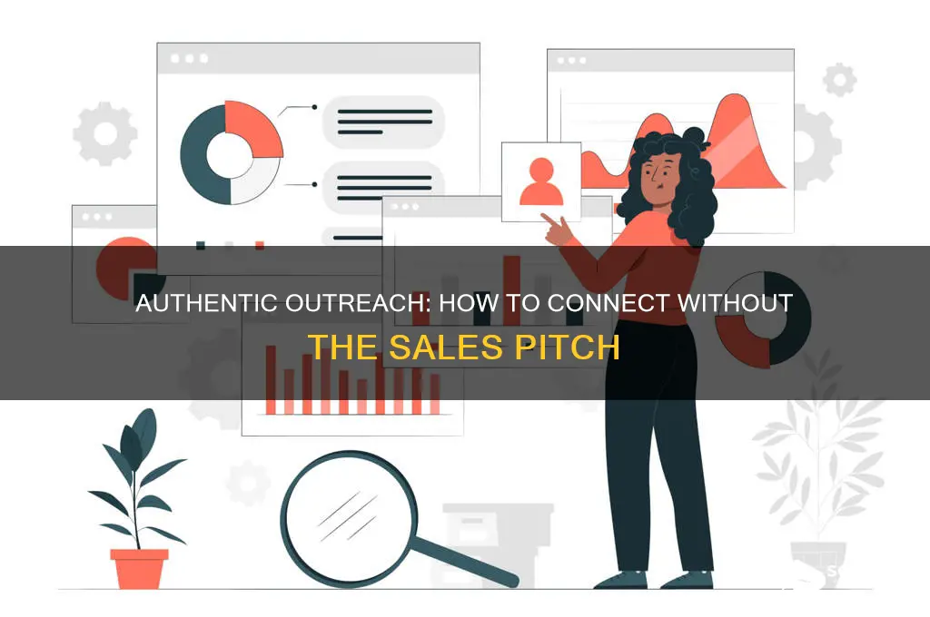 how to make contact without sounding like a salesman