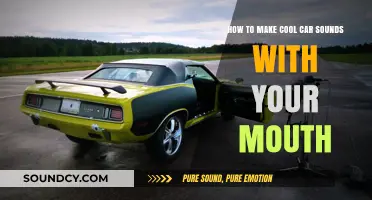 Mastering Mouth-Made Car Sounds: Techniques for Realistic Engine Noises