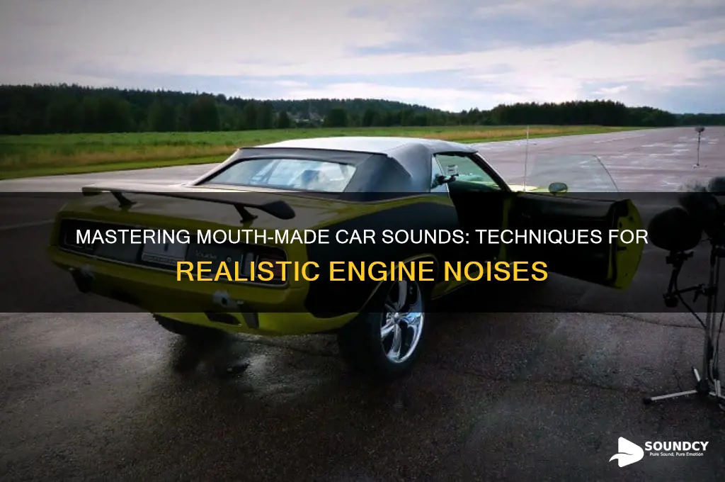 how to make cool car sounds with your mouth