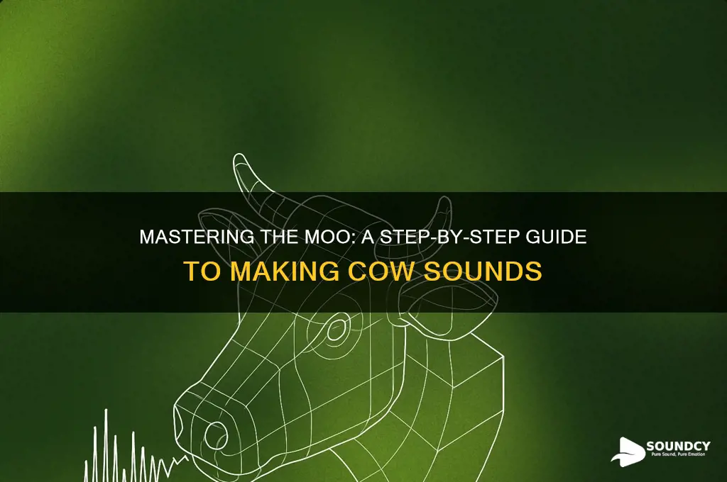 how to make cow sound