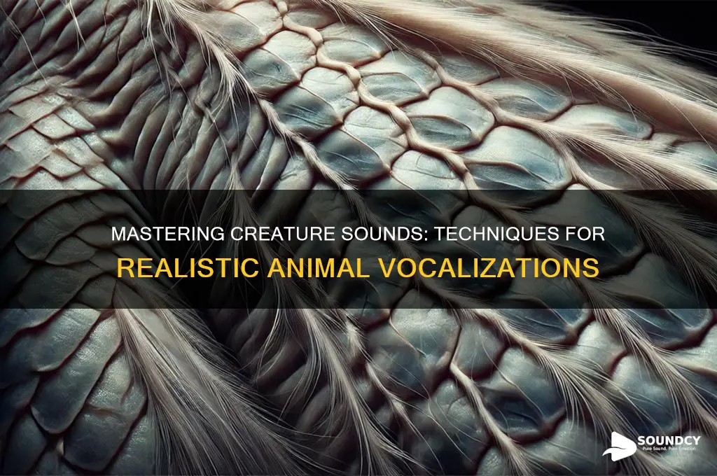 how to make creature sounds