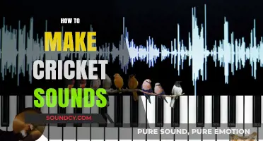 Master the Art of Creating Realistic Cricket Sounds at Home