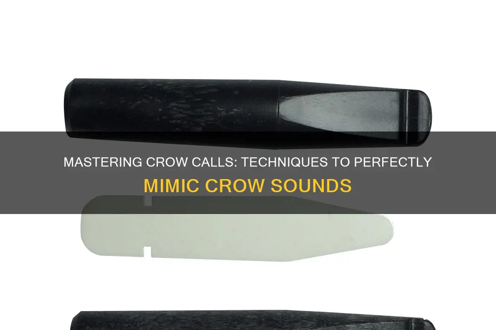 how to make crow sounds
