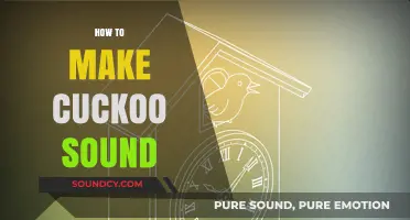 Mastering the Art of Creating a Cuckoo Sound: Tips and Techniques