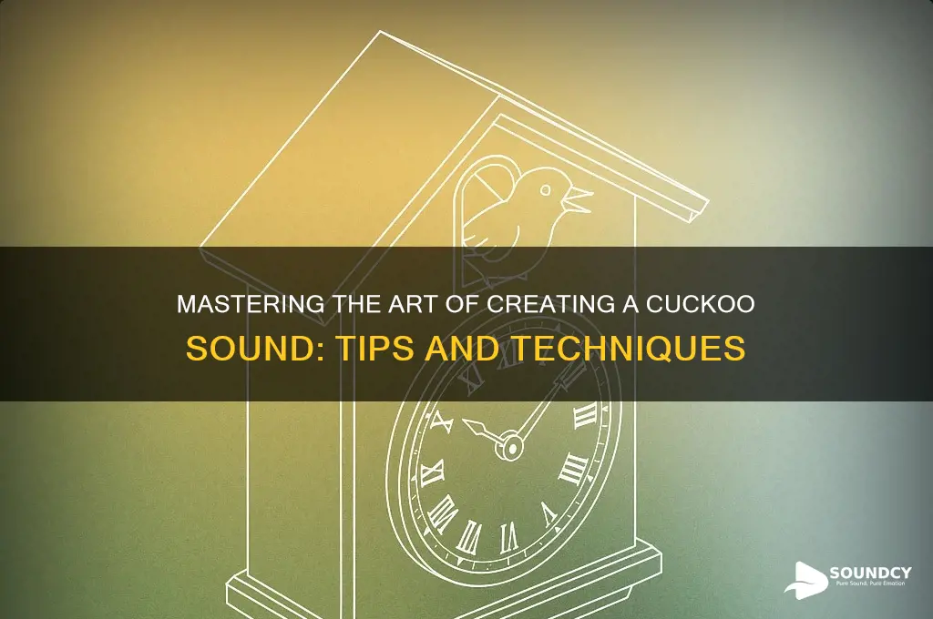 how to make cuckoo sound