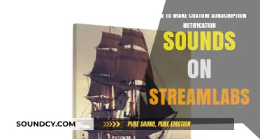 Create Unique Streamlabs Subscription Alerts with Custom Notification Sounds
