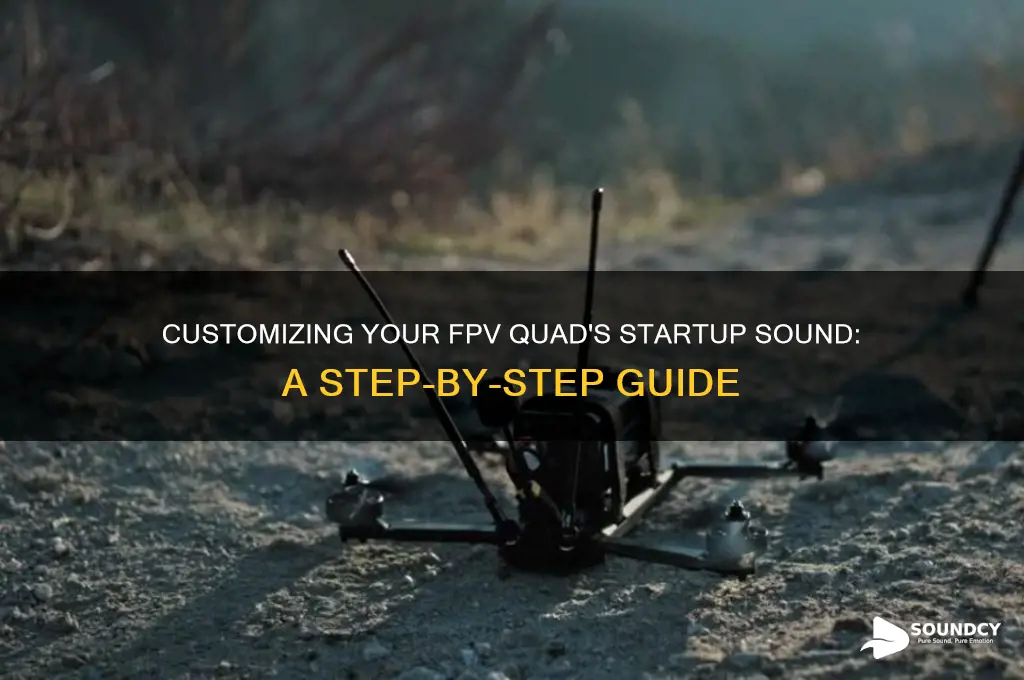 how to make customized start up sound fpv quad