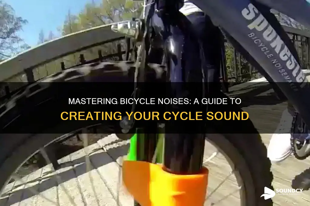 how to make cycle sound