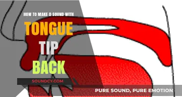 Mastering the D Sound: Tongue Tip Back Technique Explained