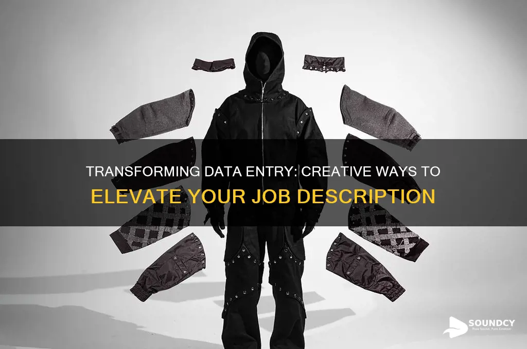 how to make data entry job sound more interesting