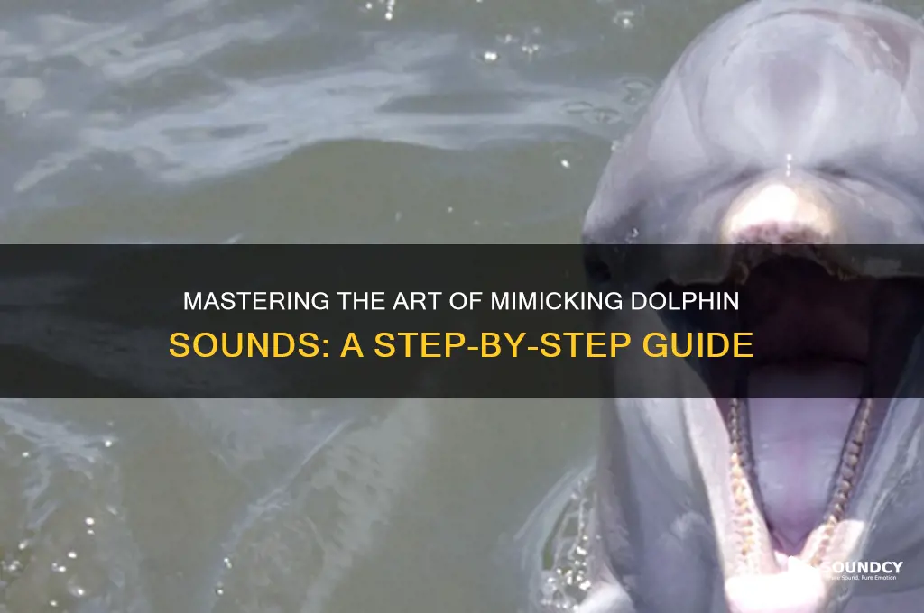how to make dolphin sound