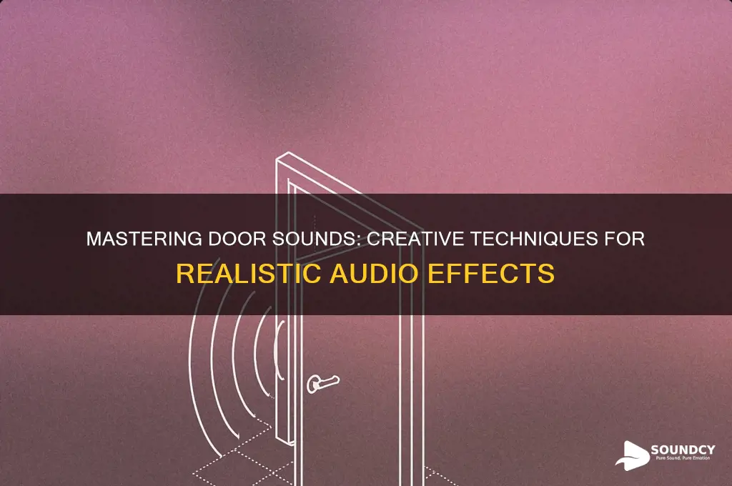 how to make door sounds