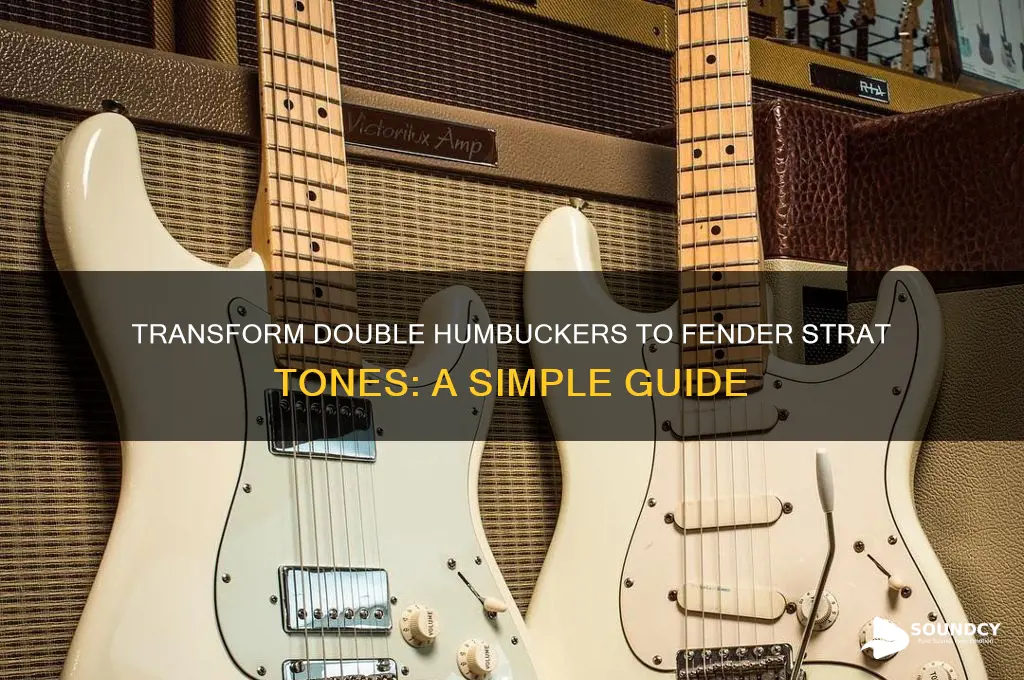 how to make double humbuckers sound like fender straat