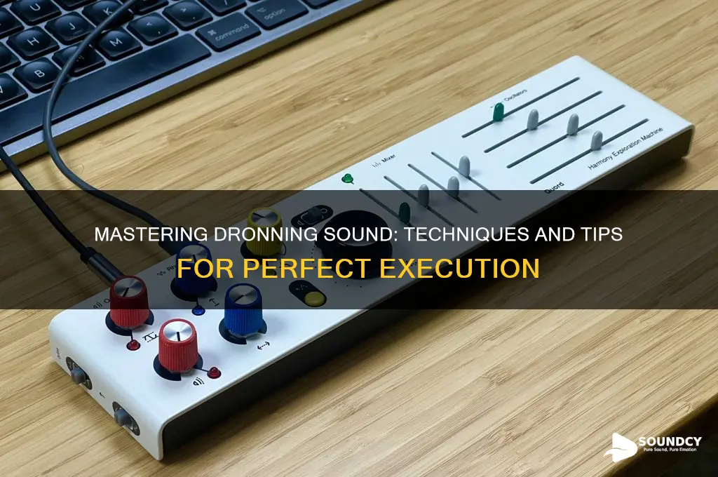 how to make dronning sound