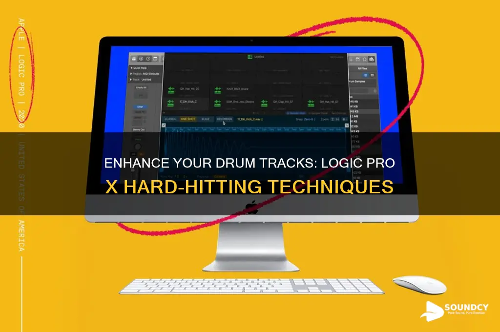 how to make drums sound harder logic pro x