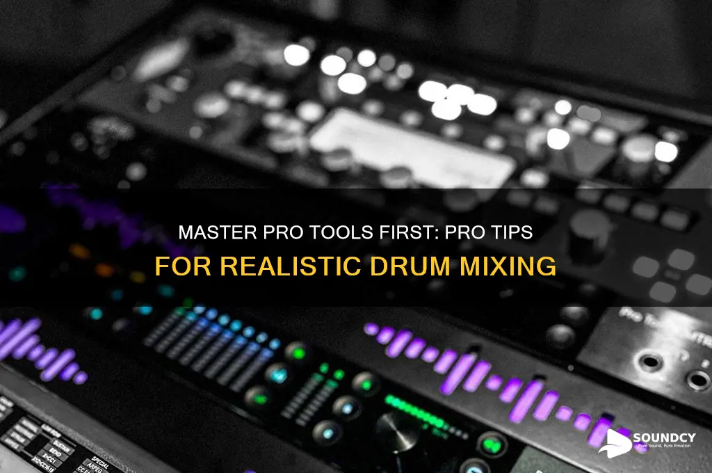 how to make drums sound real pro tools first
