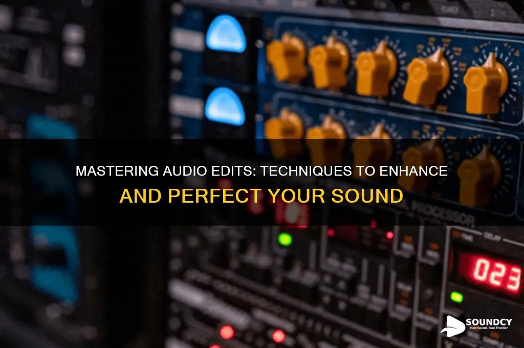 how to make edits sounds