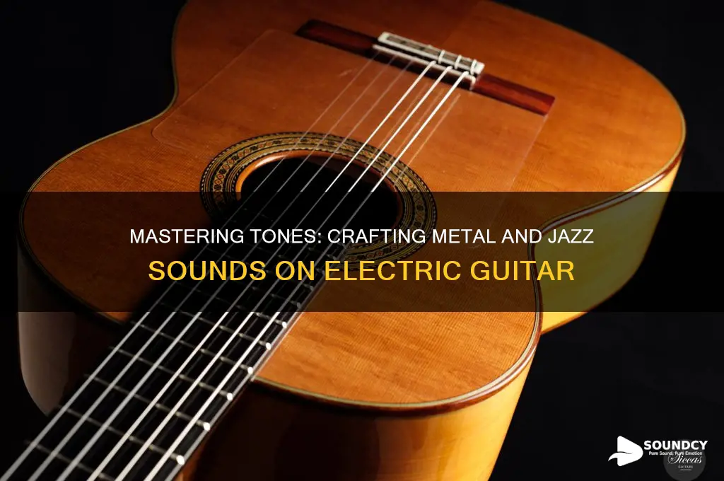 how to make electric guitar sound metal or jazz