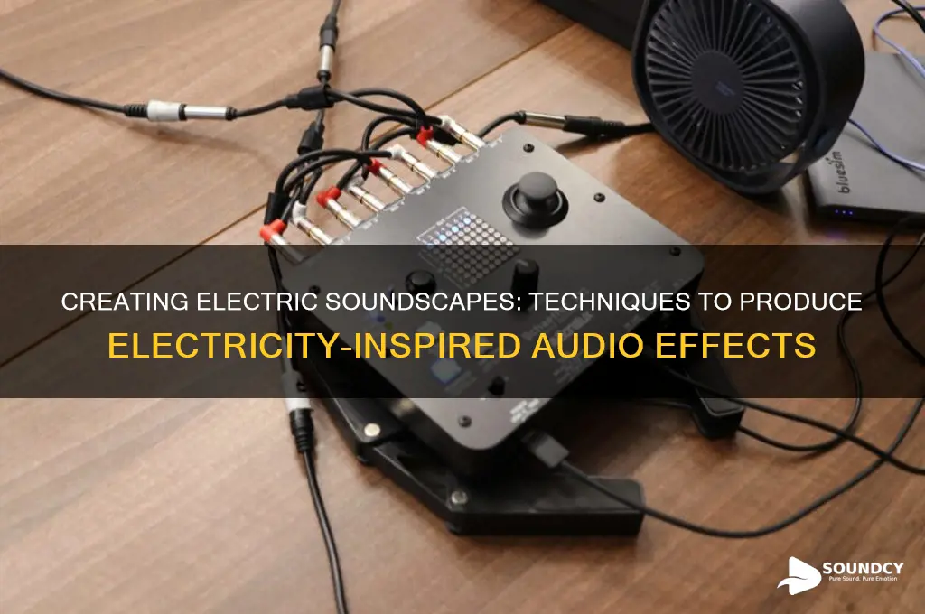 how to make electricity sounds