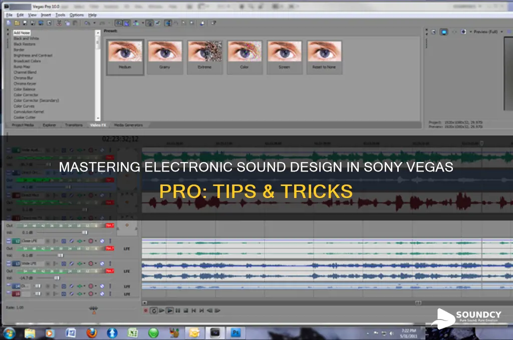 how to make electronic sounds on sony vegas pro