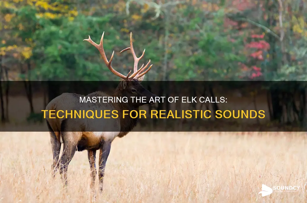 how to make elk sounds