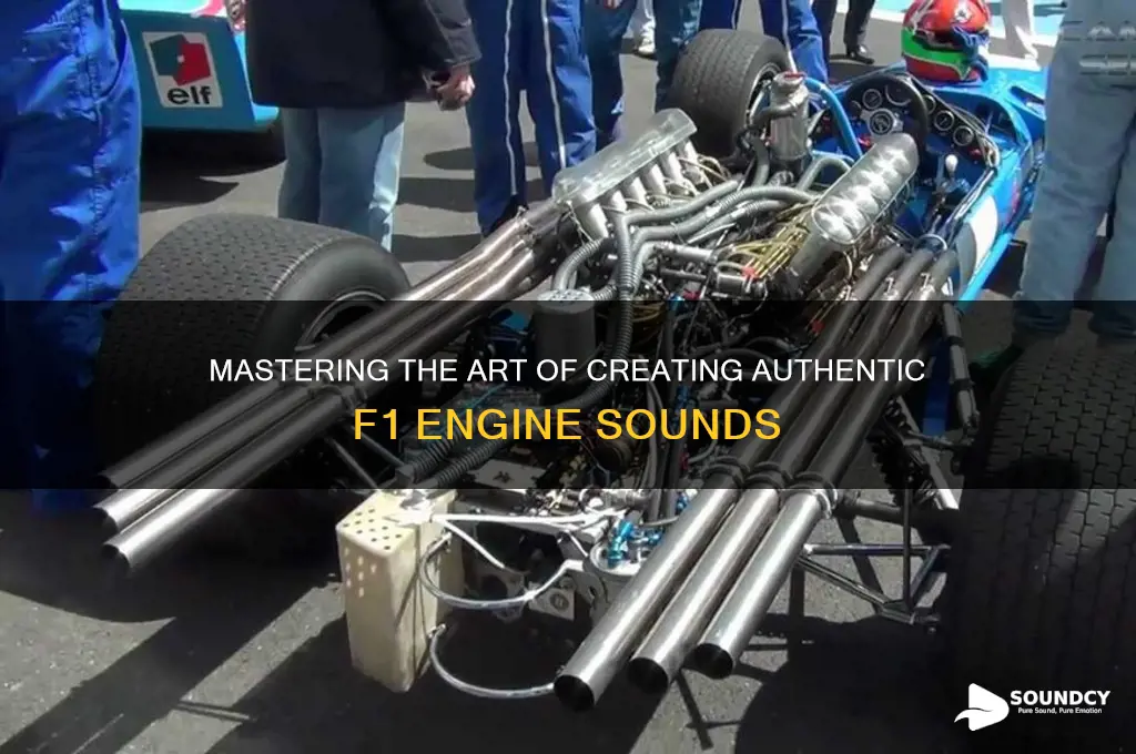 how to make f1 sounds