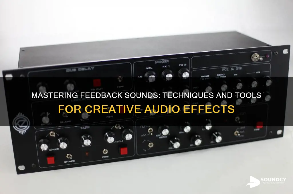 how to make feedback sounds