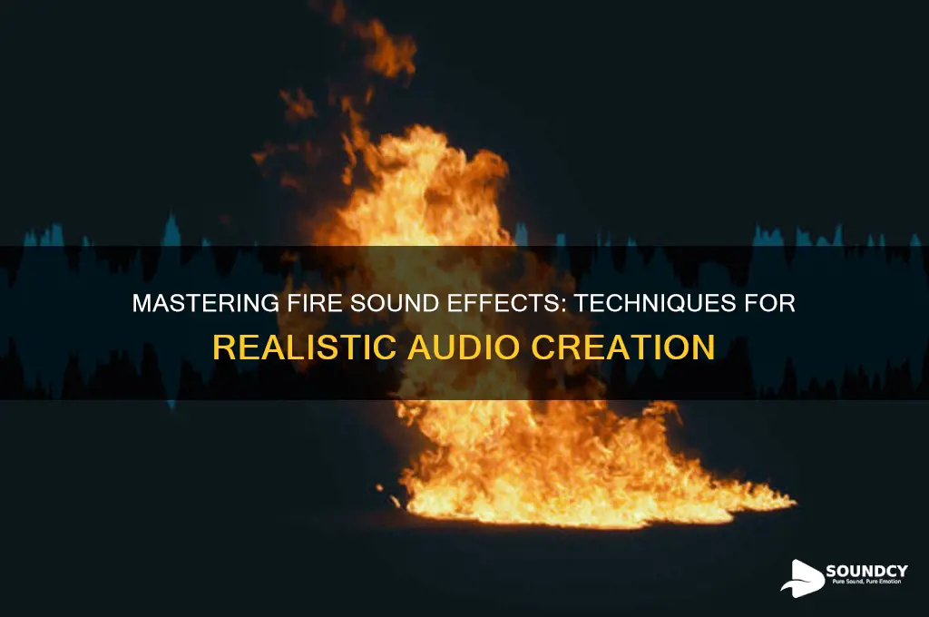 how to make fire sound