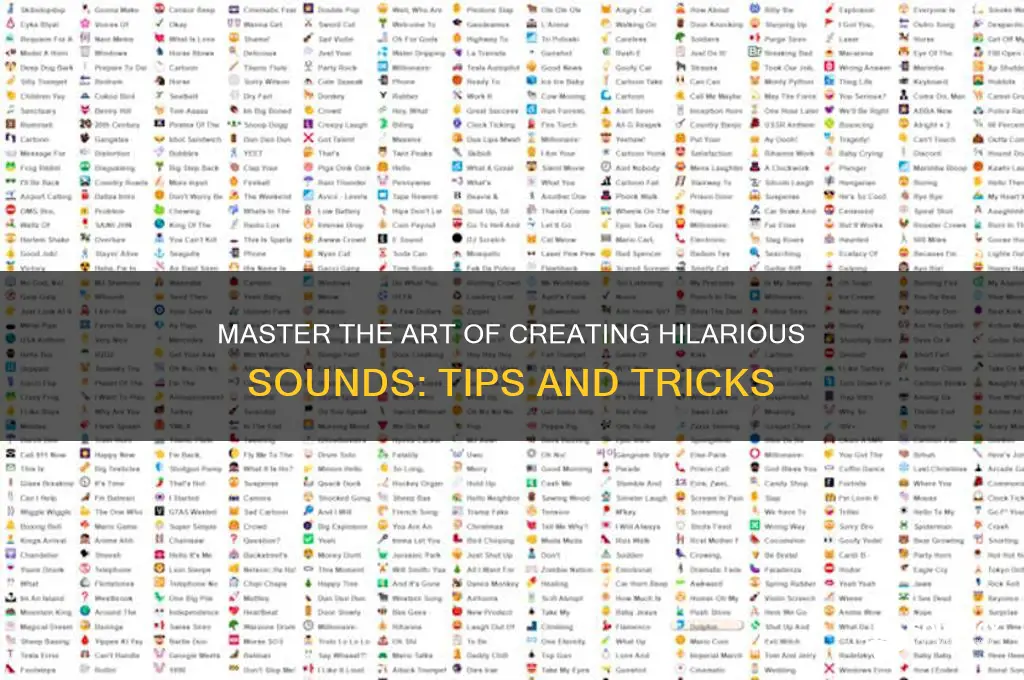 how to make funny sound