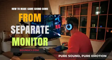 Enhance Your Gaming Setup: Route Game Audio to a Separate Monitor