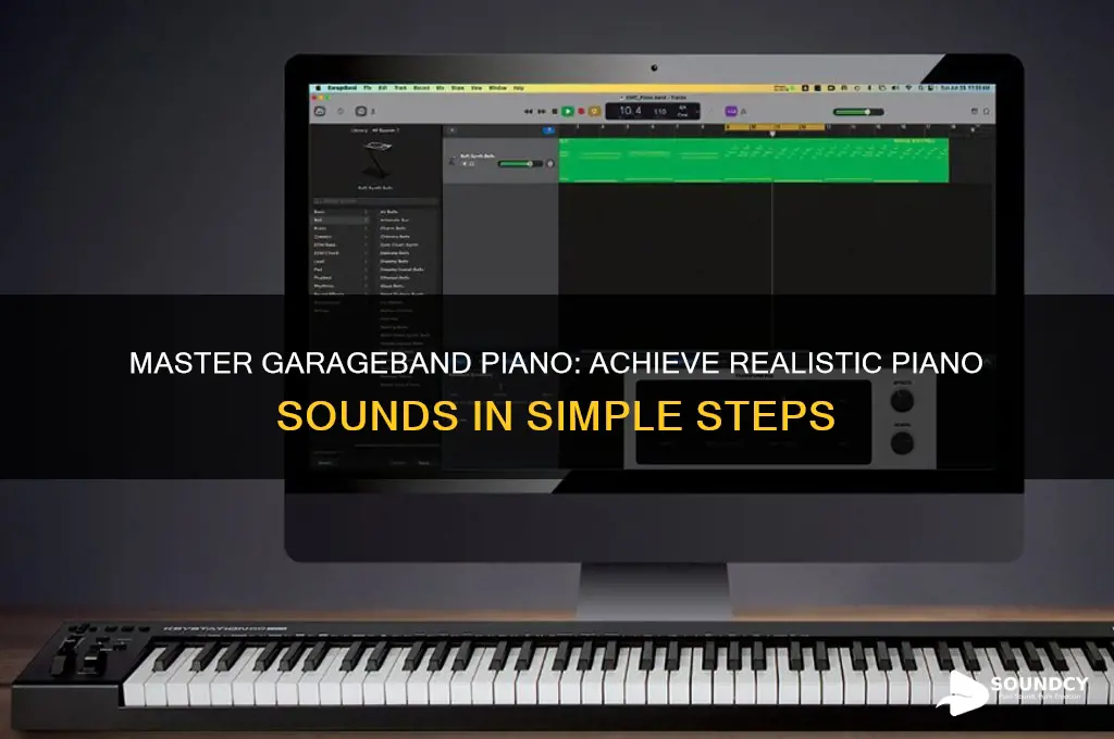 how to make garageband piano sound like a piano
