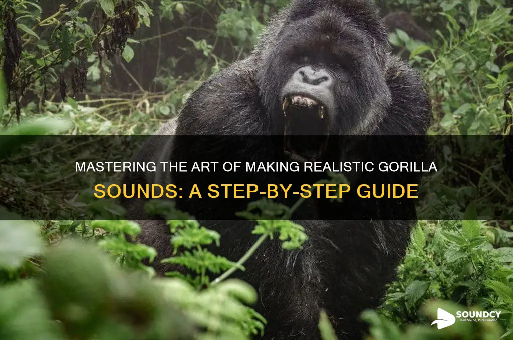 how to make gorilla sound